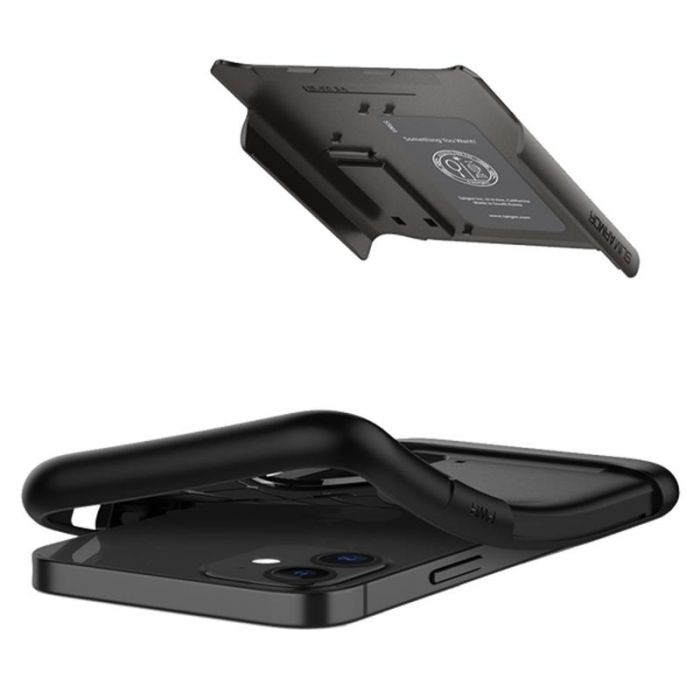 Чохол-накладка Spigen Slim Armor для Apple iPhone 12 Mini Gunmetal (ACS01546)