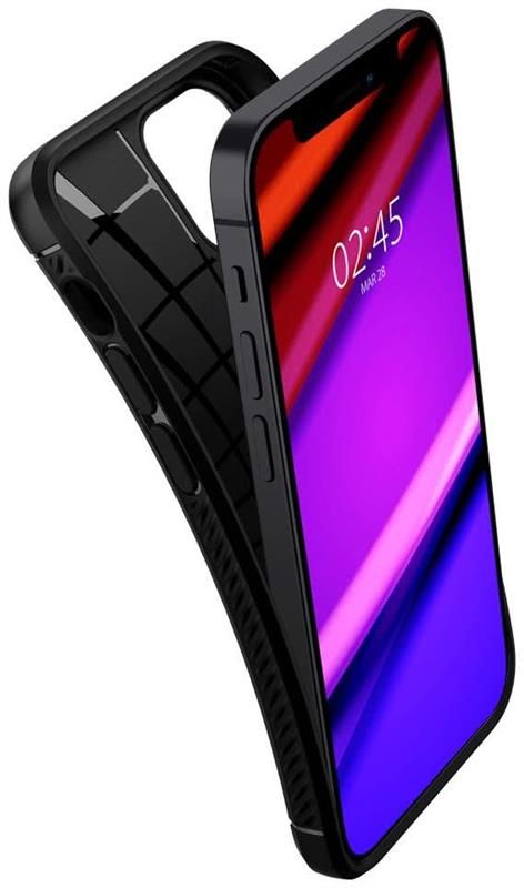 Чохол-накладка Spigen Rugged Armor для Apple iPhone 12 Mini Matte Black (ACS01743)
