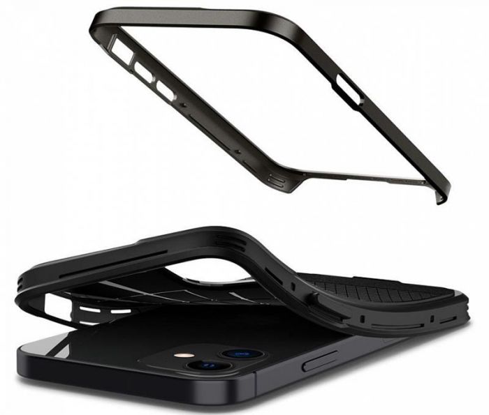 Чохол-накладка Spigen Neo Hybrid для Apple iPhone 12 Mini Gunmetal (ACS01754)