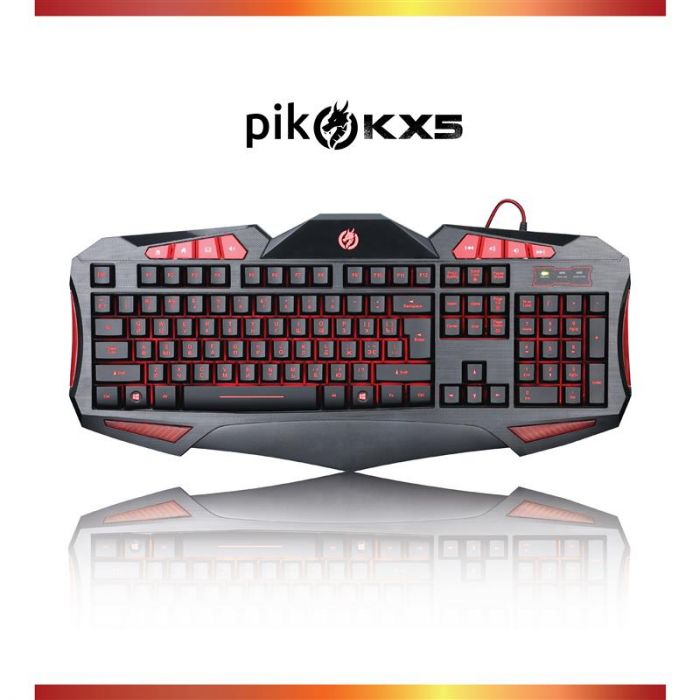 Клавіатура Piko KX5 Ukr (1283126489600) Black USB