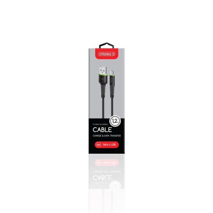 Кабель Intaleo CBFLEXM1 USB-microUSB 1.2м Black (1283126487453)