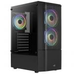 Корпус AeroCool Quantum Mesh (Quantum Mesh-G-BK-v2) Black без БЖ