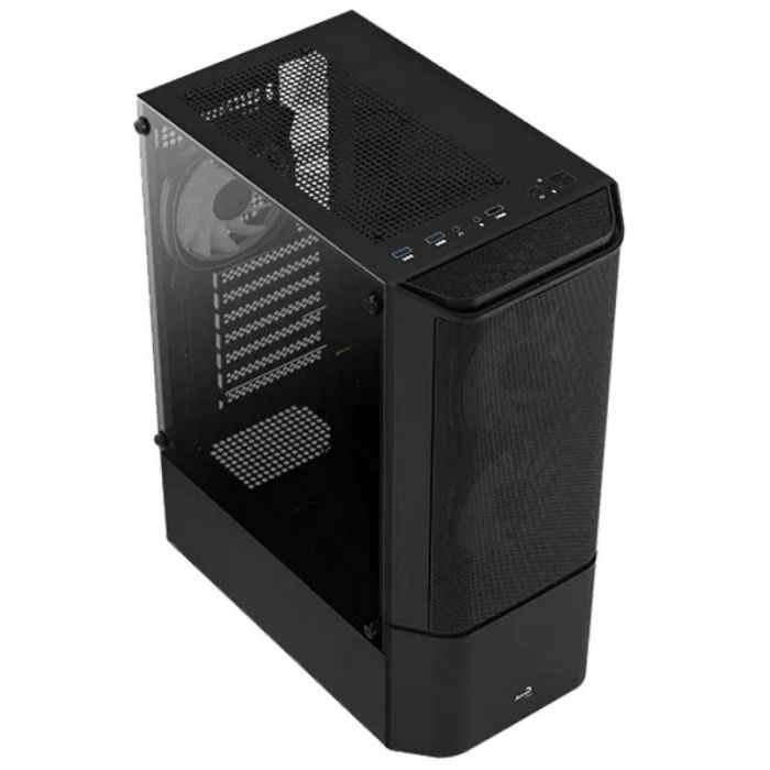 Корпус AeroCool Quantum Mesh (Quantum Mesh-G-BK-v2) Black без БЖ