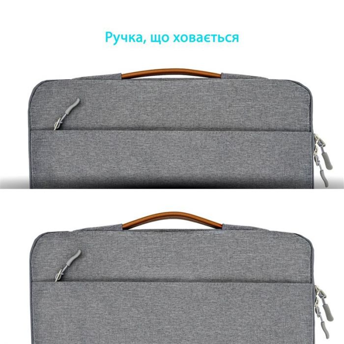 Чохол-сумка для ноутбука Grand-X SLX-14G 14" Grey