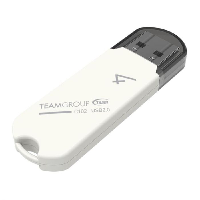 Флеш-накопичувач USB  4GB Team C182 White (TC1824GW01)