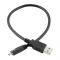 Кабель Atcom USB - micro USB V 2.0 (M/M), 0.8 м, чорний (9174) пакет