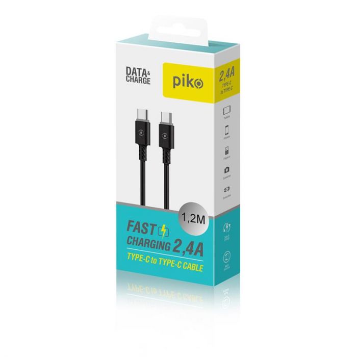 Кабель Piko CB-TT11 USB Type-C-USB Type-C 1.2м Black (1283126504105)