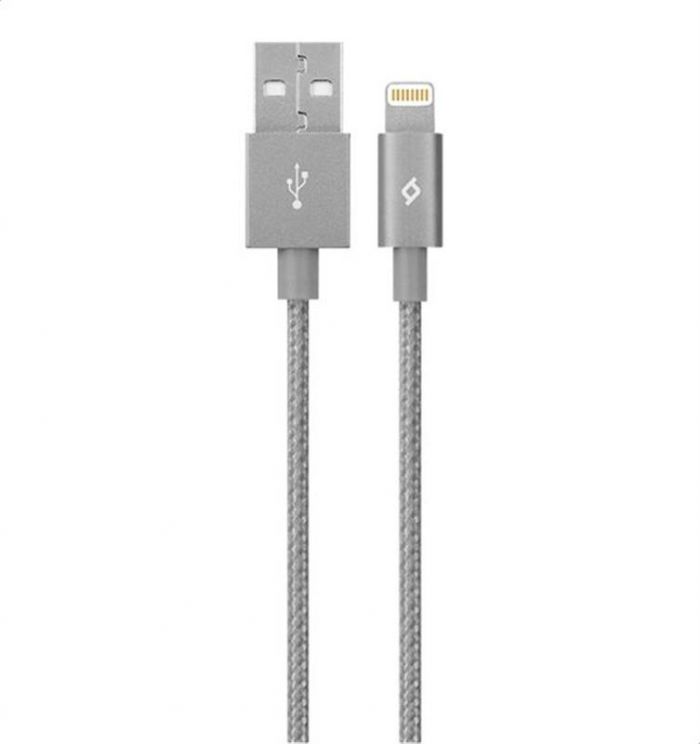 Кабель Ttec (2DKM02UG) USB - Lightning, AlumiCable, 1.2м, Space Gray, MFi