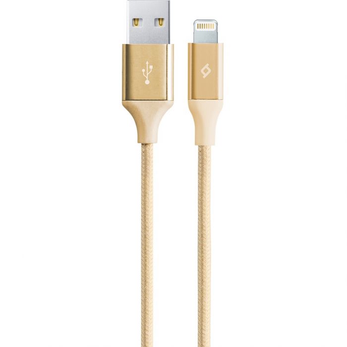 Кабель Ttec USB - Lightning (M/M), AlumiCable, 1.2 м, Gold (2DK16A)