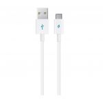 Кабель Ttec USB - USB Type-C (M/M), 1.2 м, White (2DK12B)
