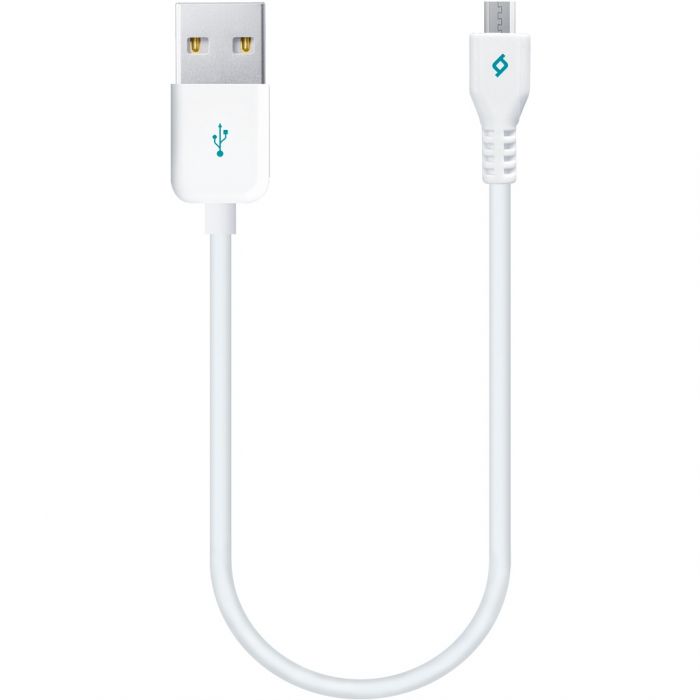Кабель Ttec USB - мicro USB (M/M), Mini, 0.3 м, White (2DK7513B) 