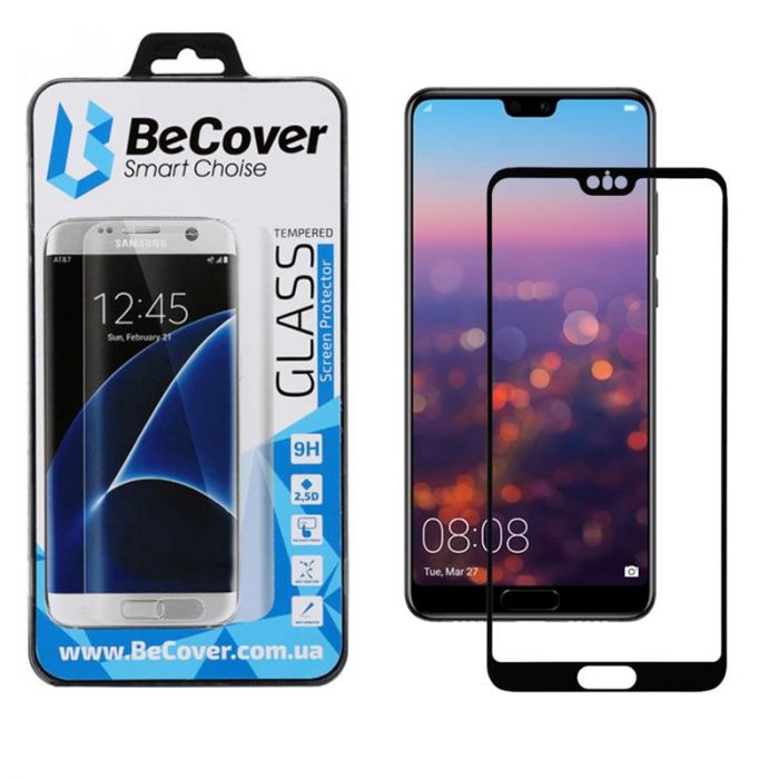 Захисне скло BeCover для Huawei P20 Black (702169)