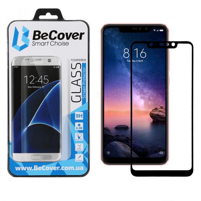 Захисне скло BeCover для Xiaomi Redmi Note 6 Pro Black (702759)