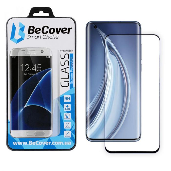 Захисне скло BeCover 3D Curved Edge для Xiaomi Mi 10 Pro Black (704829)