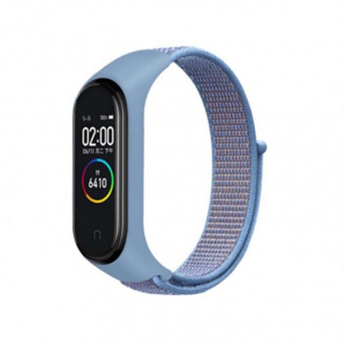 Ремінець BeCover Nylon Style для Xiaomi Mi Smart Band 5/Mi Smart Band 6 Light Blue (705425)