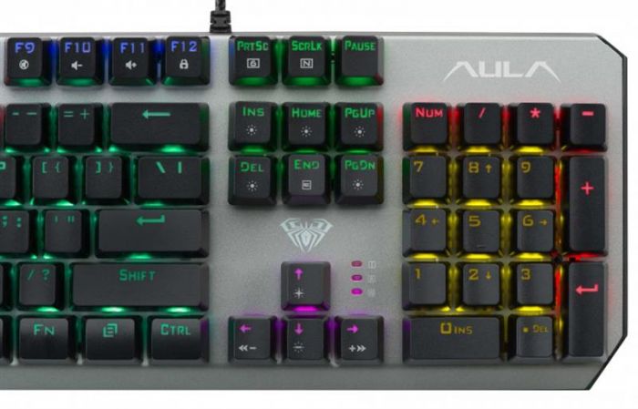 Клавіатура Aula Dawnguard Mechanical Wired Keyboard (6948391234533) Silver USB