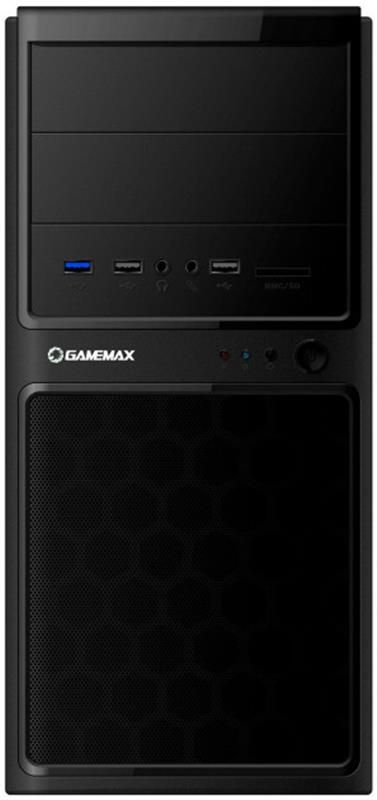 Корпус GameMax MT-306-NP-U3-CR Black без БЖ