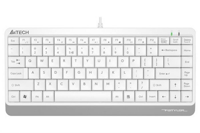 Клавіатура A4Tech FK11 Ukr White USB