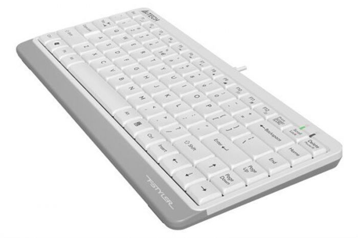 Клавіатура A4Tech FK11 Ukr White USB