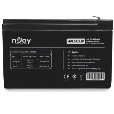 Акумуляторна батарея Njoy GPL09122F 12V 9AH (BTVACIUOCTA2FCN02B) VRLA 