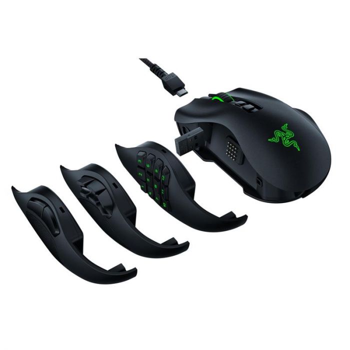 Мишка бездротова Razer Naga Pro Wireless Gaming Mouse (RZ01-03420100-R3G1) Black USB