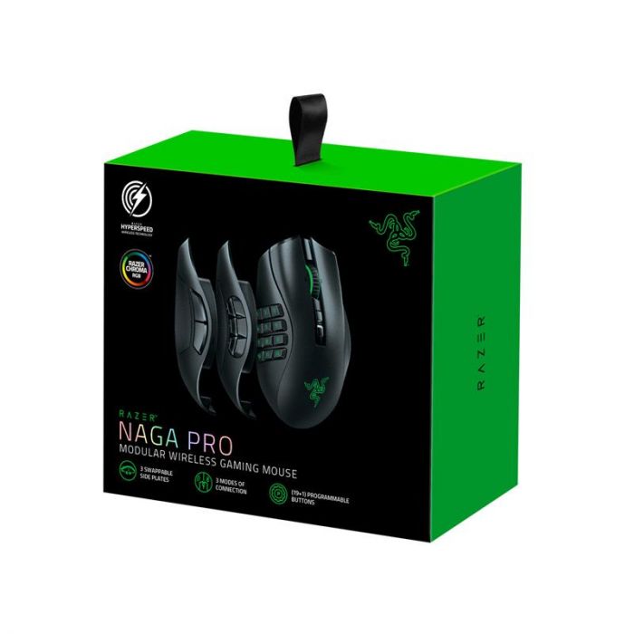 Миша бездротова Razer Naga Pro Wireless Gaming Mouse Black (RZ01-03420100-R3G1)