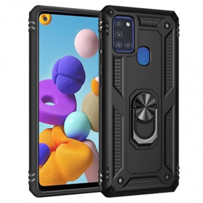 Чохол-накладка BeCover Military для Samsung Galaxy A21s SM-A217 Black (705565)