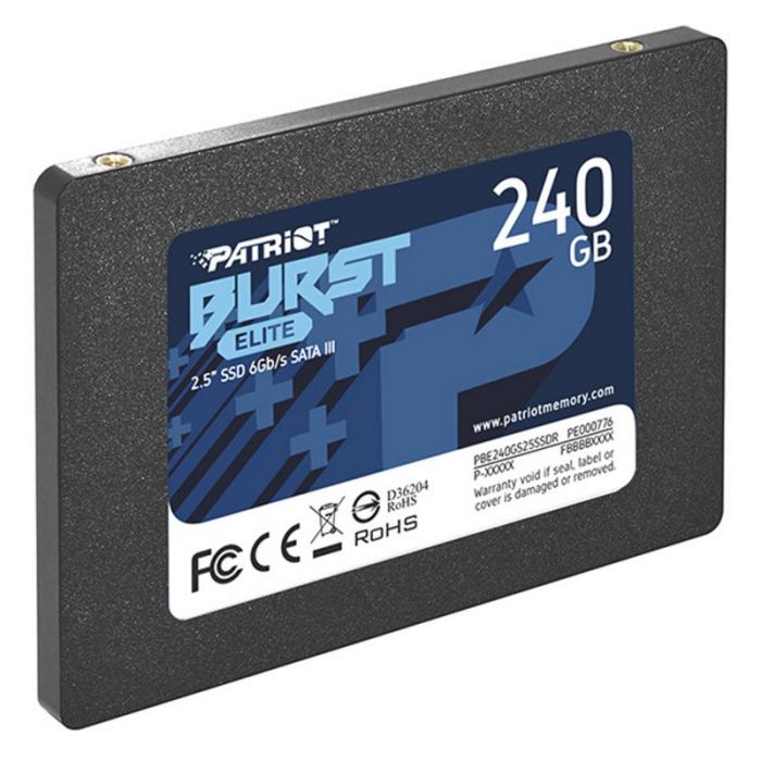 Накопитель  SSD 240GB Patriot Burst Elite 2.5" SATAIII TLC (PBE240GS25SSDR)