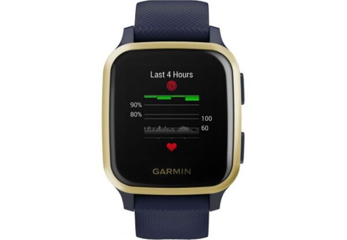 Смарт-годинник Garmin Venu Sq Music Navy/Light Gold (010-02426-12)