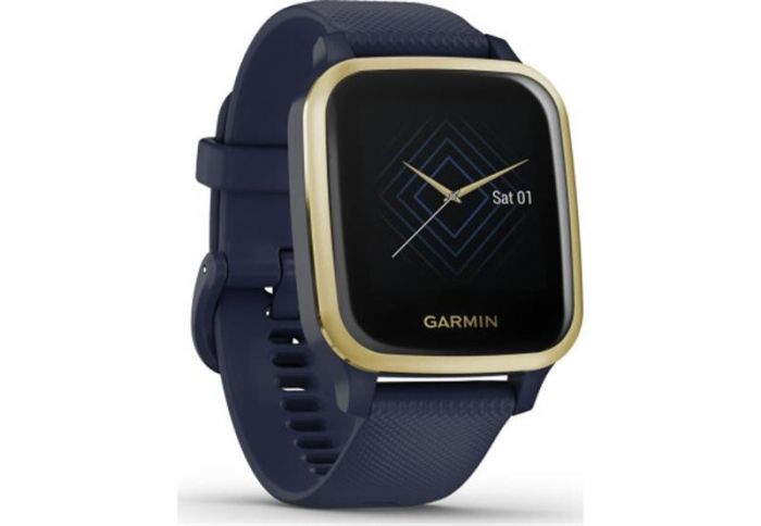 Смарт-годинник Garmin Venu Sq Music Navy/Light Gold (010-02426-12)