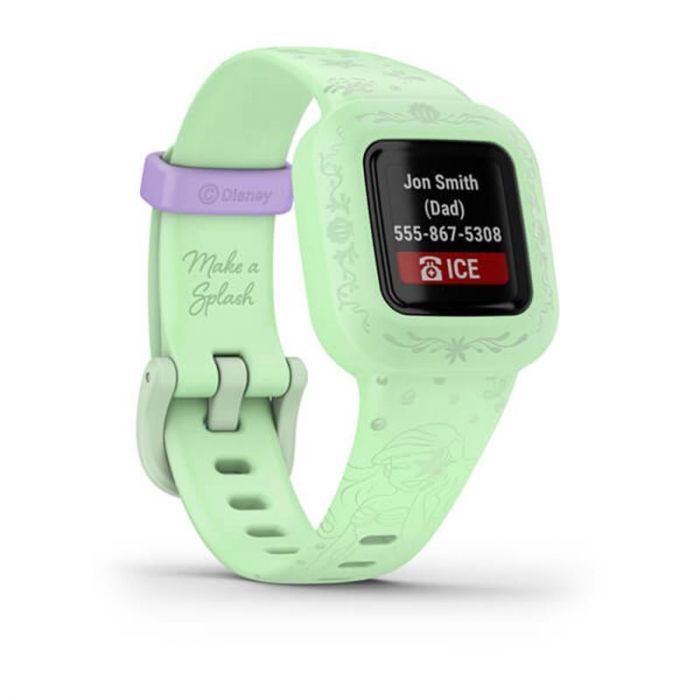 Дитячий фітнес-браслет Garmin Vivofit Jr 3 Disney The Little Mermaid (010-02441-13)