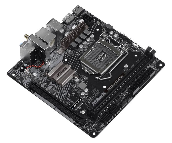 Материнська плата ASRock H410M-ITX/ac Socket 1200