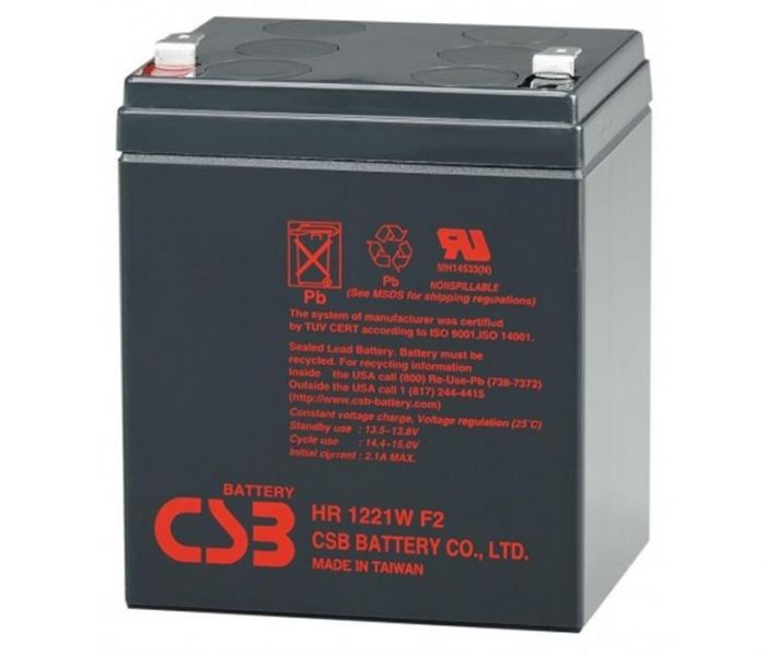 Аккумуляторна батарея CSB 12V 5AH (HR1221WF2/04409) AGM