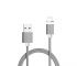 Кабель Ninja USB-Lighting, магнітний, 1м, Gray (YT-MCFB-L/Gr/15592) блістер