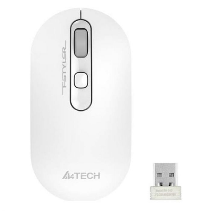 Мишка бездротова A4Tech FG20 White USB