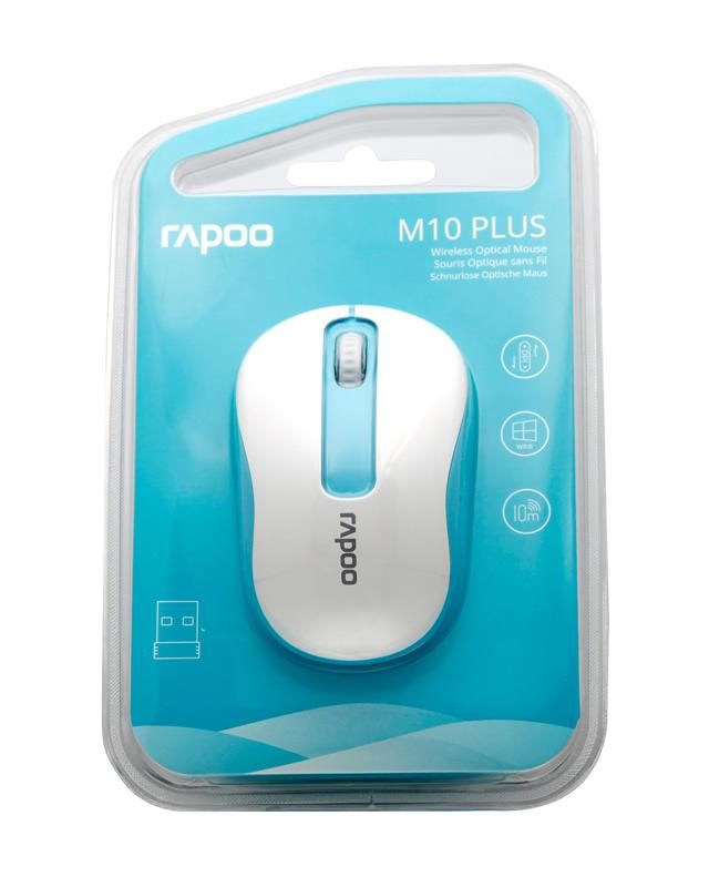 Мишка бездротова Rapoo M10 Plus Wireless Blue