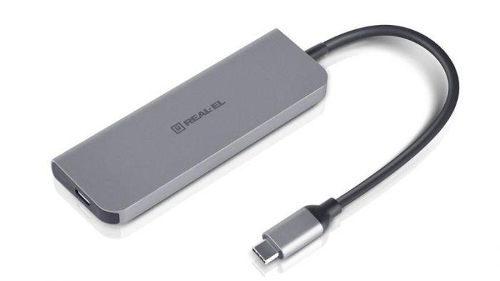 USB-хаб REAL-EL CQ-700 4 ports