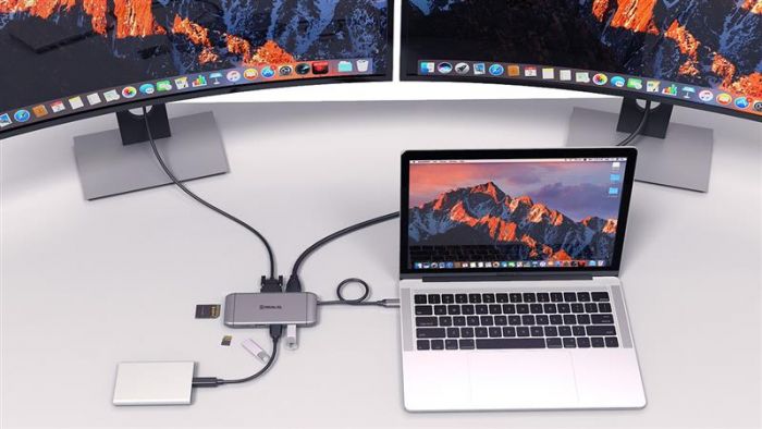 USB-хаб REAL-EL CQ-900 3 ports