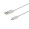 Кабель Grand-X USB-microUSB, Cu, 2.5м White (PM025W) box