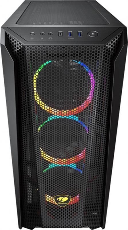 Корпус Cougar MX660 Mesh RGB Black без БЖ