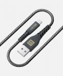 Кабель Luxe Cube Kevlar USB-USB Type C, 1.2м, чорний (8886668686280)
