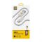 Кабель Luxe Cube USB-USB Type C, 3А, 1м, білий (8889998698469)