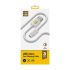 Кабель Luxe Cube USB-microUSB, 3А, 1м, білий (7775557575273)