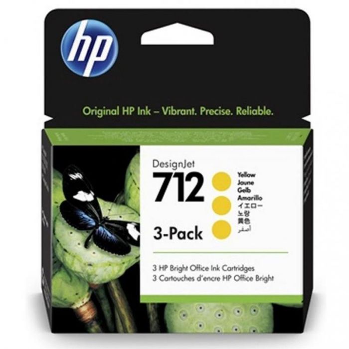 Картридж HP №712 DJ Т230/Т630 (3ED79A) Yellow 29ml 3-Pack