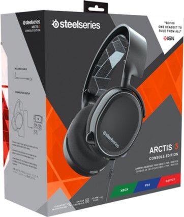 Гарнітура SteelSeries Arctis 3 for PS5 Black (61501)