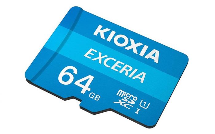 Карта пам`ятi MicroSDXC 64GB UHS-I Class 10 Kioxia Exceria R100MB/s (LMEX1L064GG2) + SD-адаптер