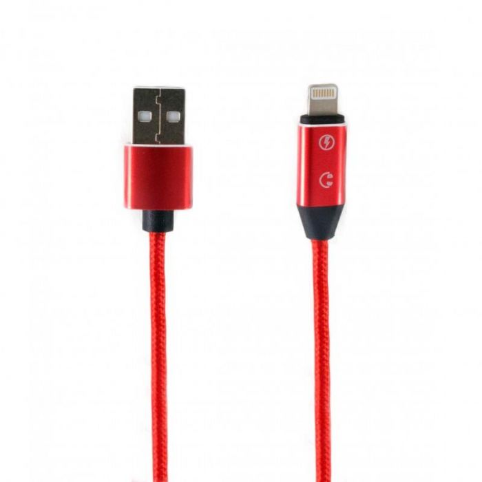 Кабель Extradigital USB-Lightning, 1м Red (KBU1772)