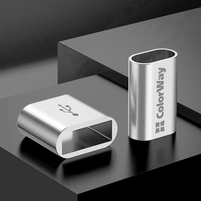 Кабель ColorWay USB-MicroUSB, 0.25м White (CW-CBUM-MUM25W)