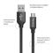 Кабель ColorWay USB-MicroUSB, 2.4А, 2м Black (CW-CBUM009-BK)