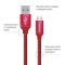 Кабель ColorWay USB-MicroUSB, 2.4А, 2м Red (CW-CBUM009-RD)